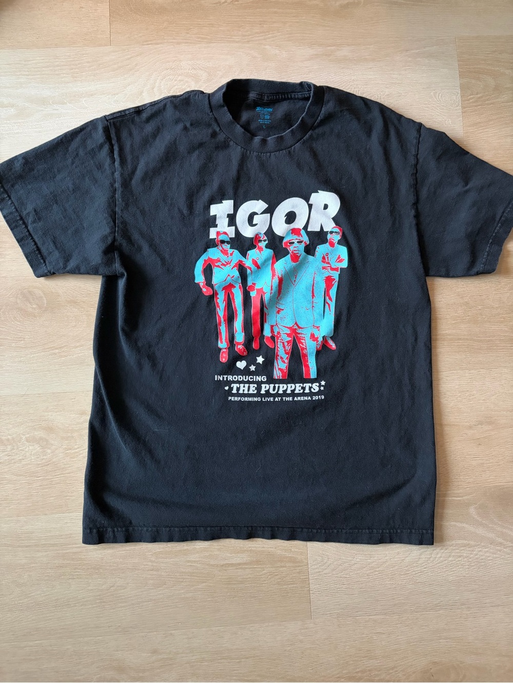 Tyler The Creator IGOR 2019 The Puppets Tour Tee Golf Wang L